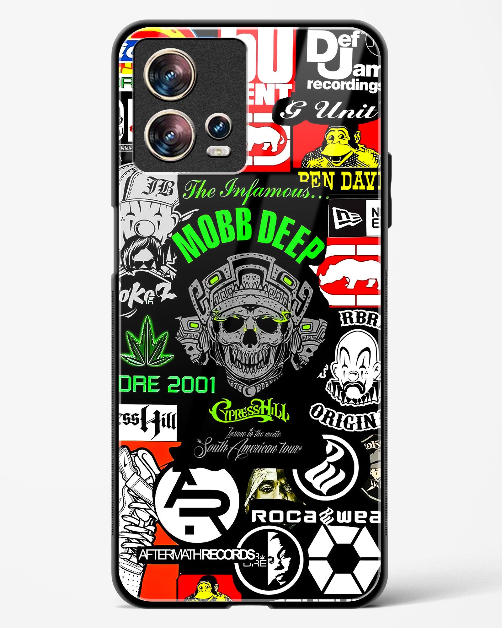 Hip Hop Culture Glass Phone Case-Motorola Edge 30 Fusion
