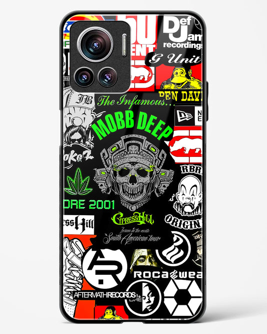 Hip Hop Culture Glass Phone Case-Motorola Edge 30 Ultra