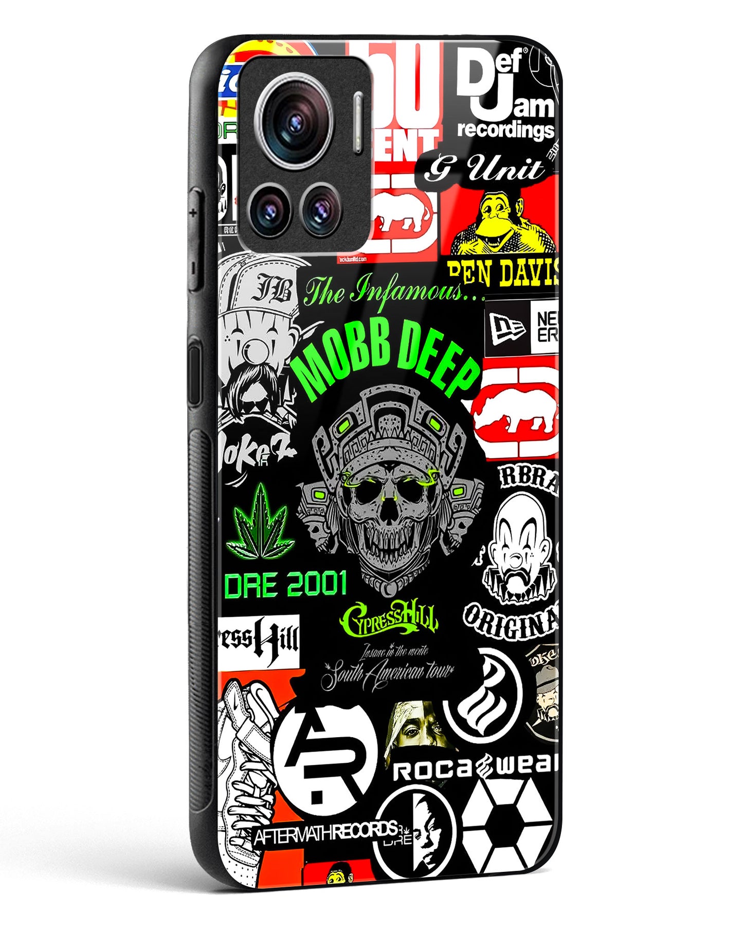 Hip Hop Culture Glass Phone Case-Motorola Edge 30 Ultra
