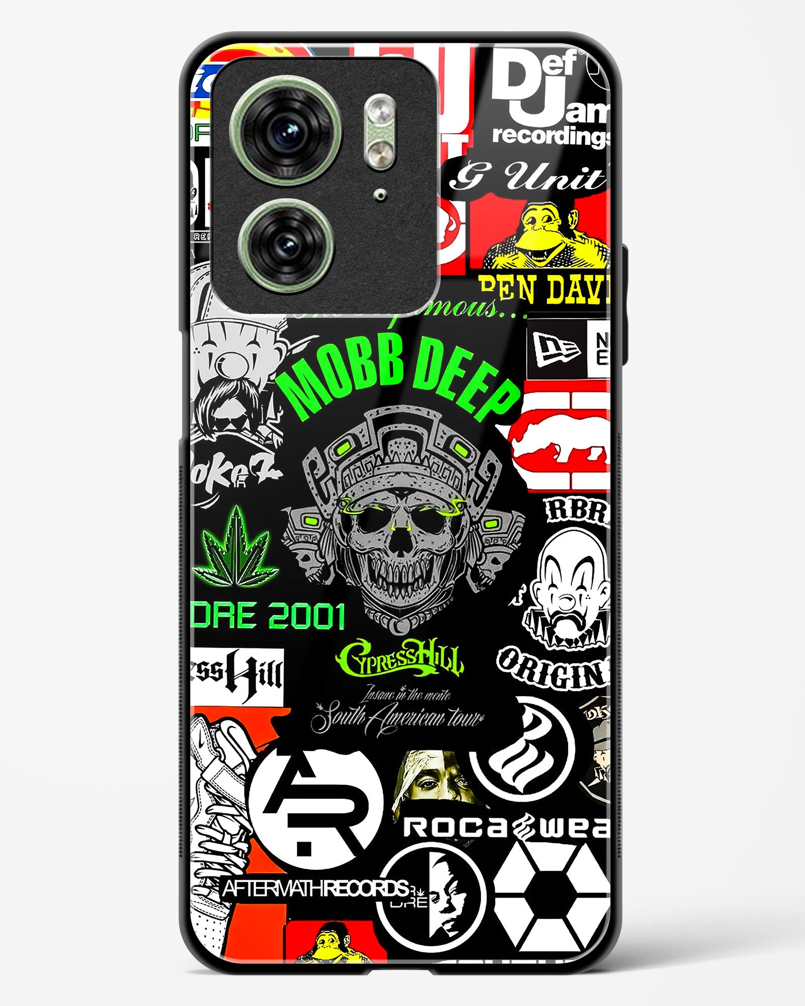 Hip Hop Culture Glass Phone Case-Motorola Edge 40