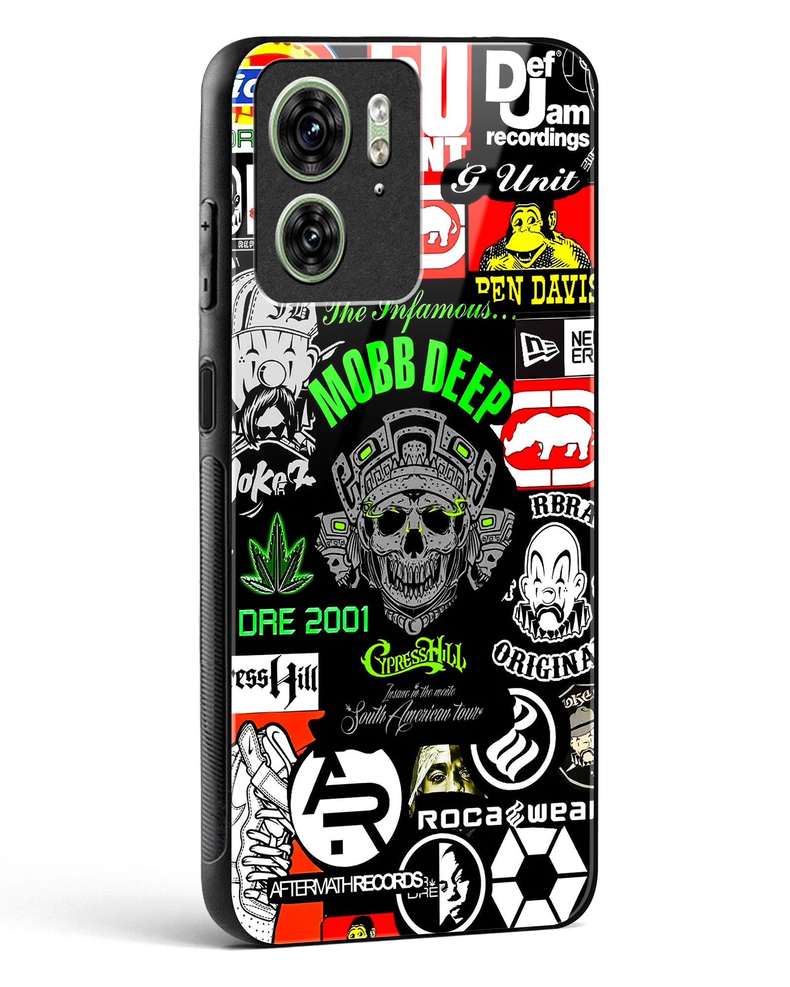 Hip Hop Culture Glass Phone Case-Motorola Edge 40