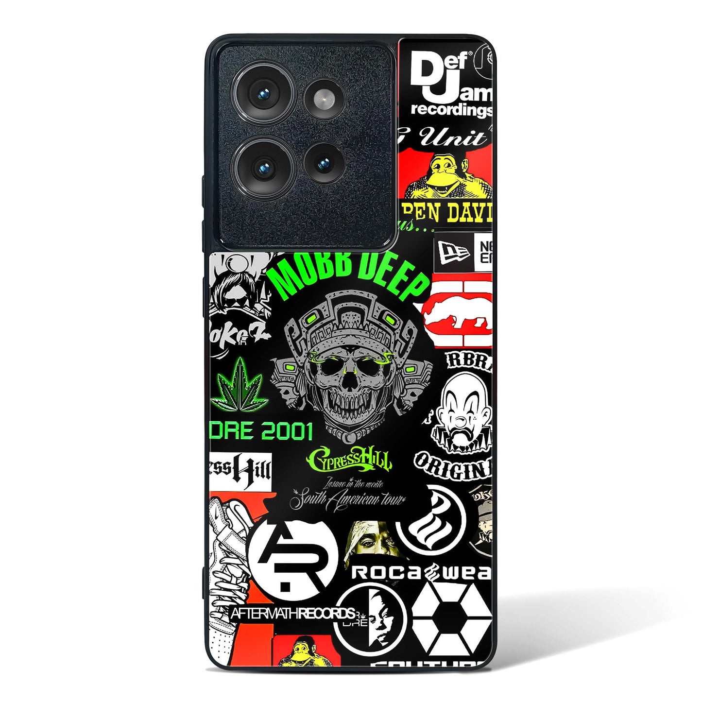 Hip Hop Culture Glass Phone Case-Motorola Edge 50