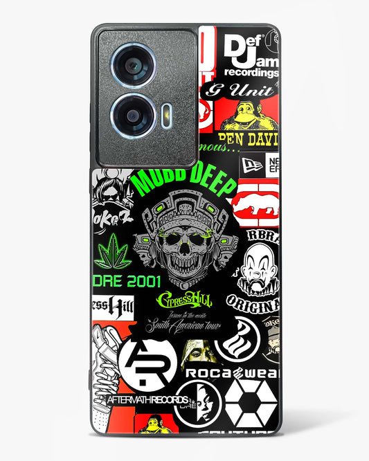 Hip Hop Culture Glass Phone Case-Motorola Edge 50 Fusion