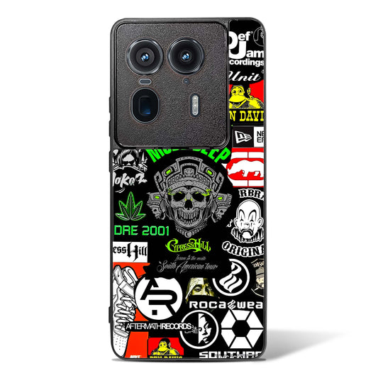 Hip Hop Culture Glass Phone Case-Motorola Edge 50 Ultra