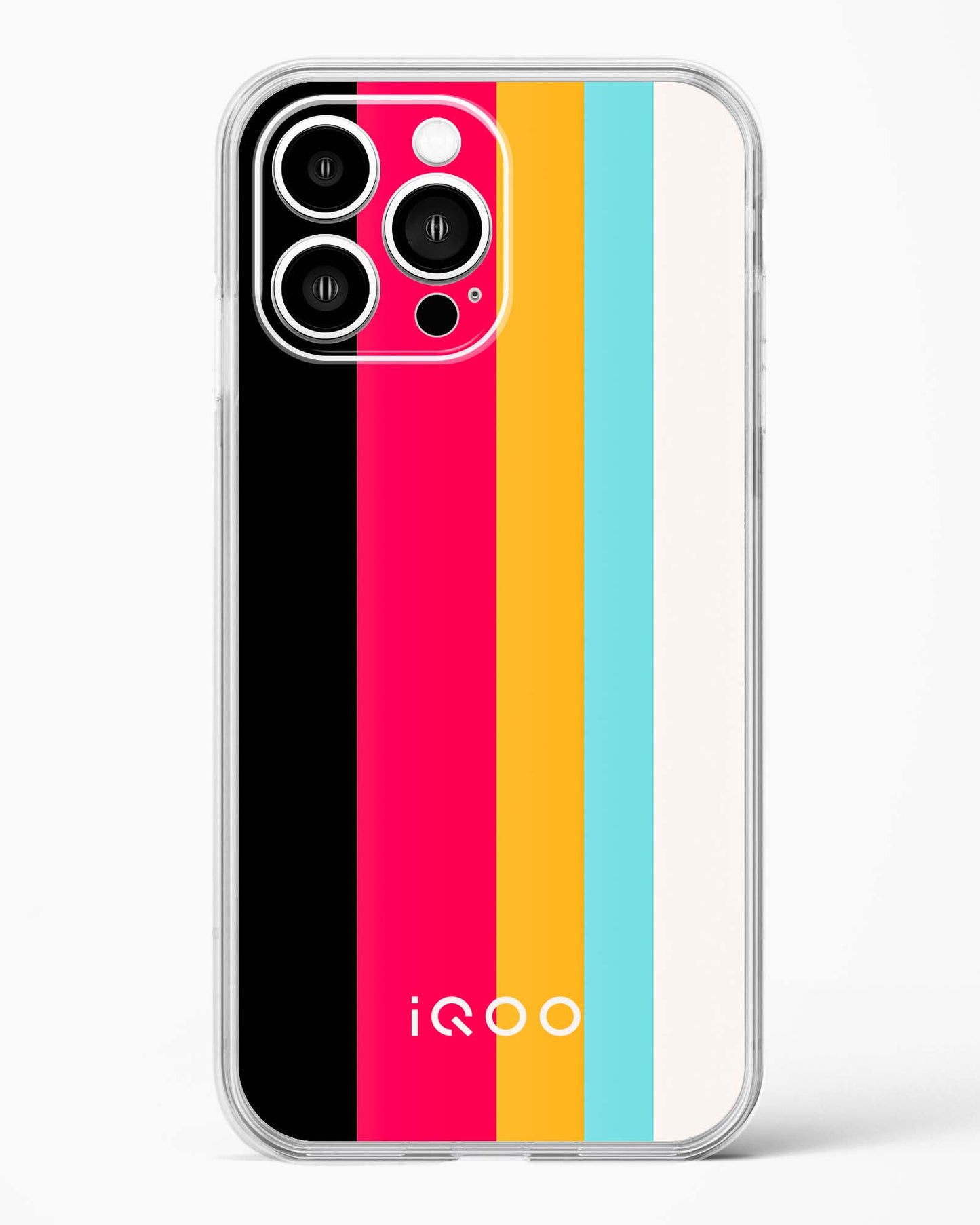 Spectrum Stripe Clear Silicone Case