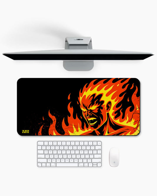 Inferno Unleashed Power Beyond Control Deskmat