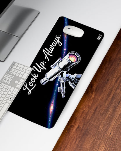 Infinity Above Cosmic Reflection Desk Mat