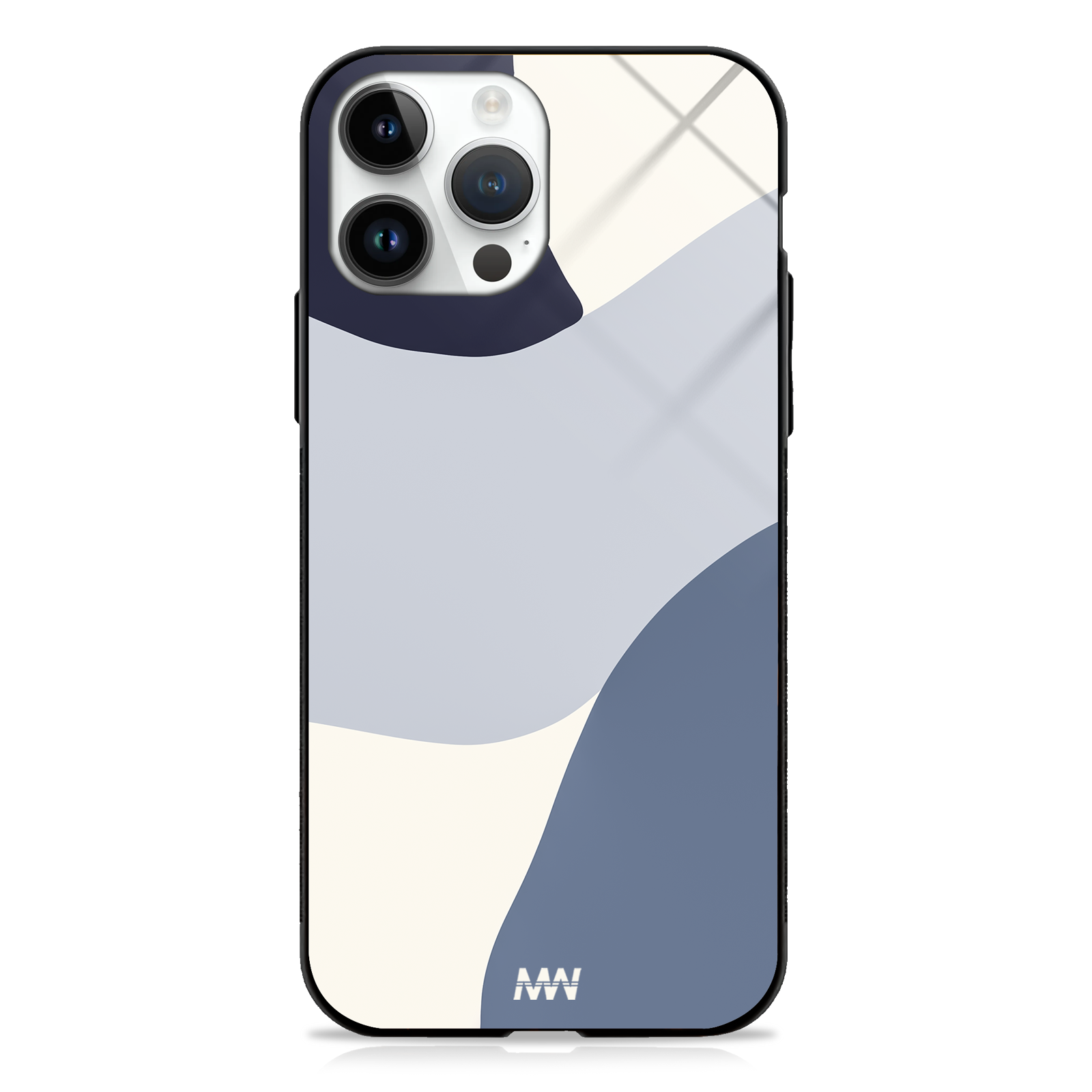 Ink Wave Aesthetic GLASS CASE -  - MW Stuffs - 