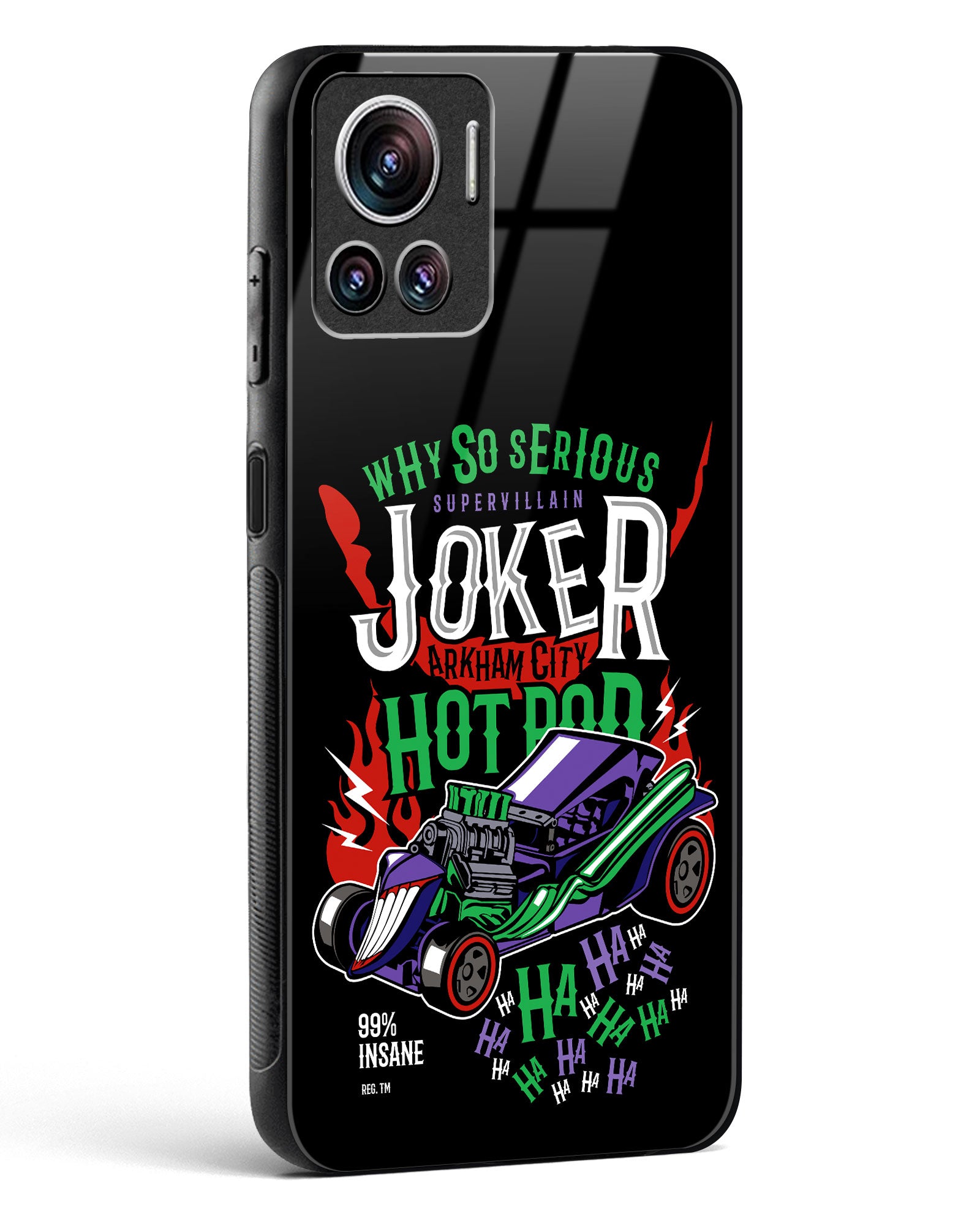 Joker’s Chaos Jet Turbine Glass Phone Case-Motorola Edge 30 Ultra