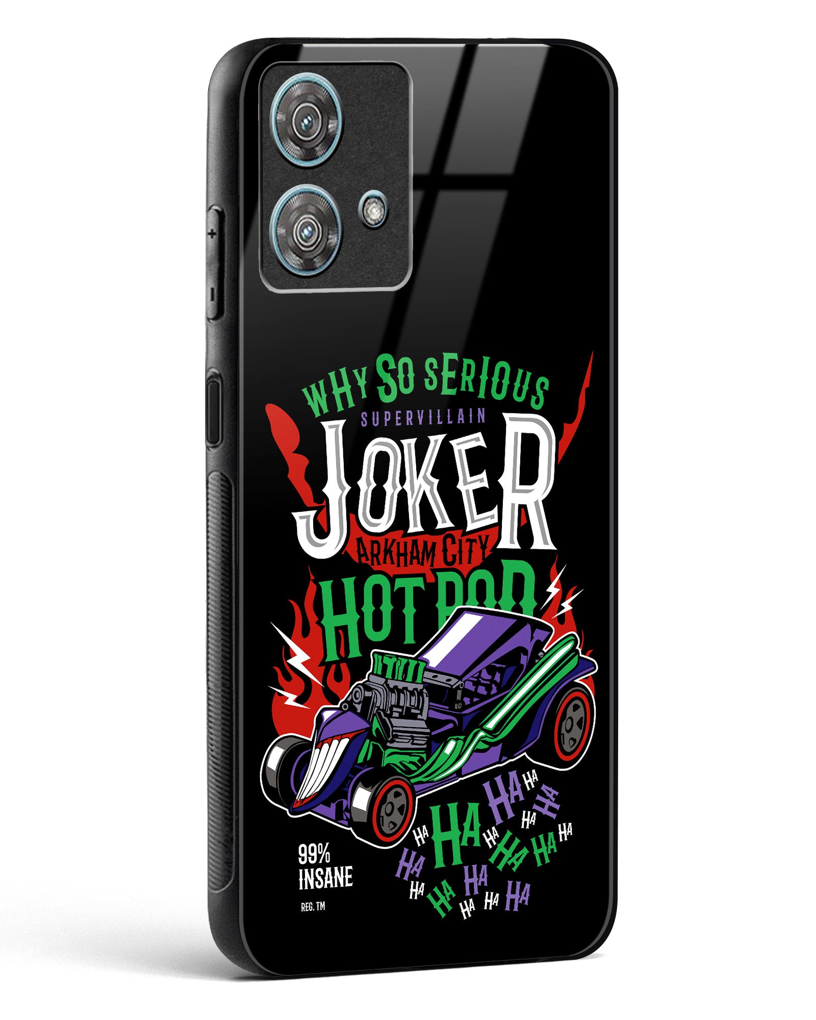 Joker’s Chaos Jet Turbine Glass Phone Case-Motorola Edge 40 Neo