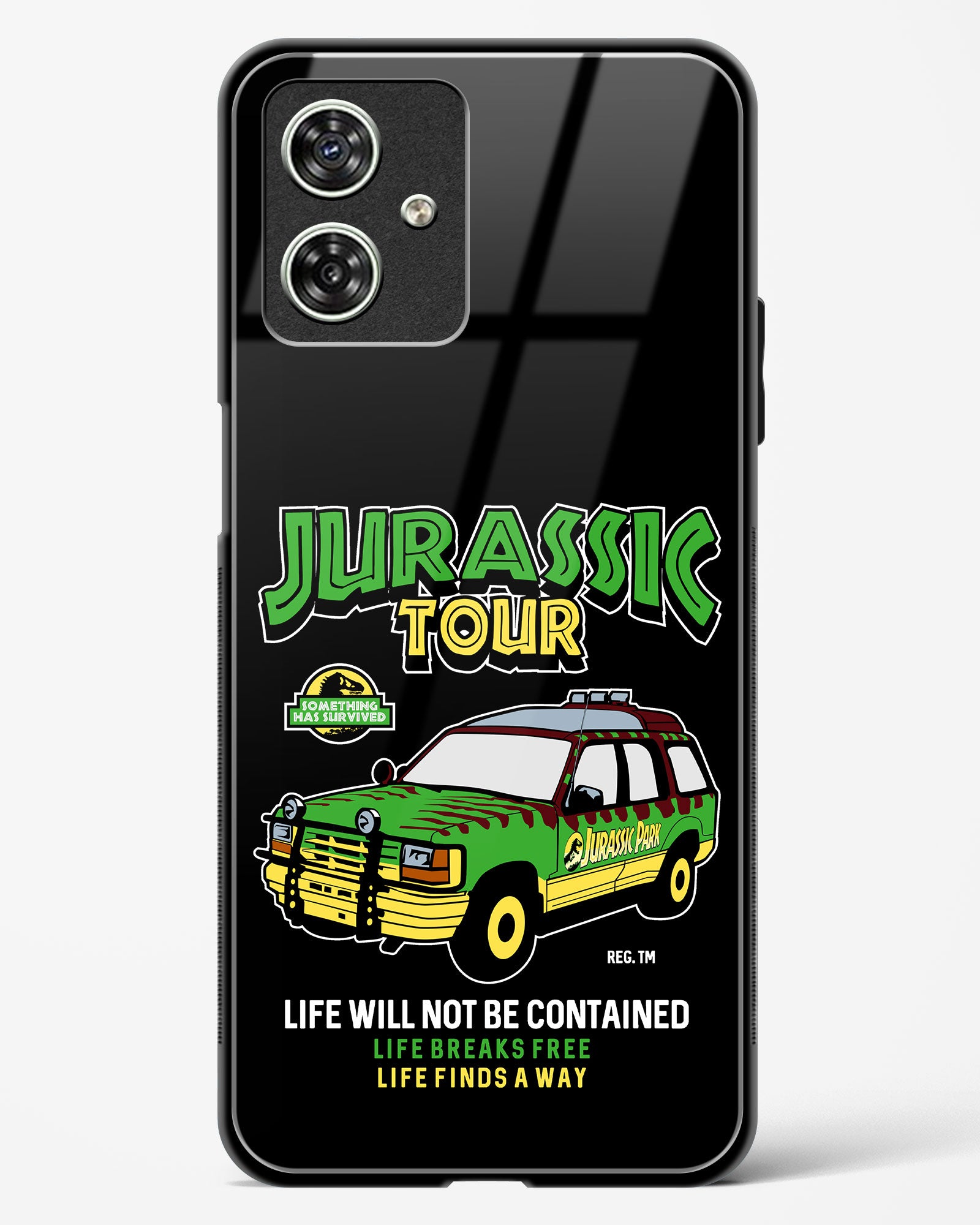 Jurassic Land Cruiser Glass Phone Case-Moto G64 5G