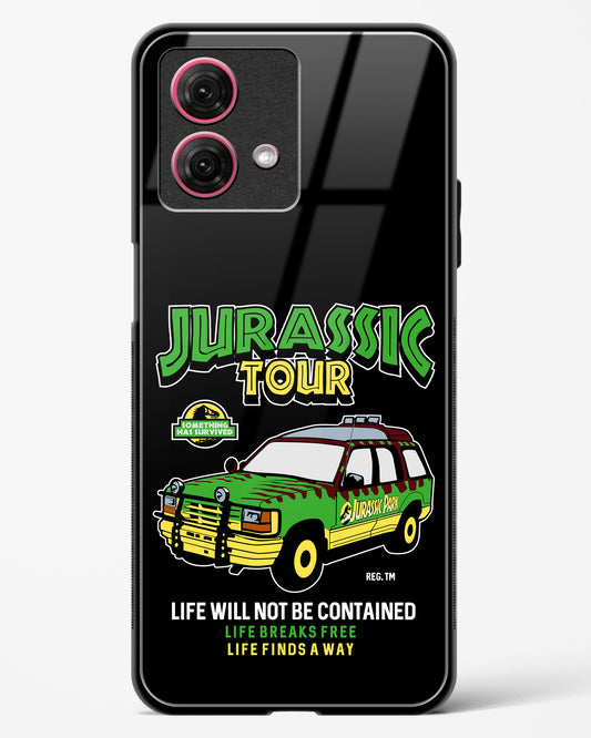 Jurassic Land Cruiser Glass Phone Case-Moto G84 5G