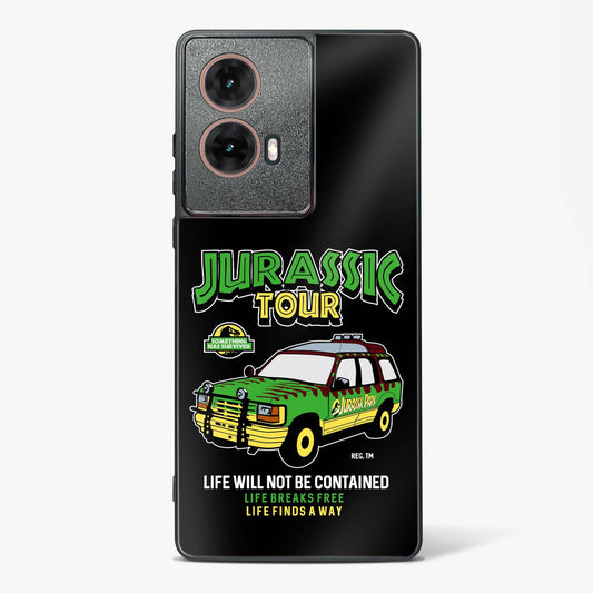 Jurassic Land Cruiser Glass Phone Case-Moto G85 5G