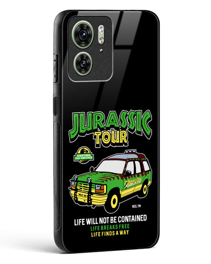 Jurassic Land Cruiser Glass Phone Case-Motorola Edge 40
