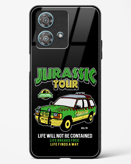 Jurassic Land Cruiser Glass Phone Case-Motorola Edge 40 Neo
