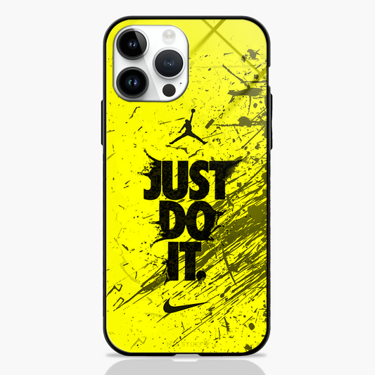 Just Do It Yellow Dirt Glass Case -  - MW Stuffs - 