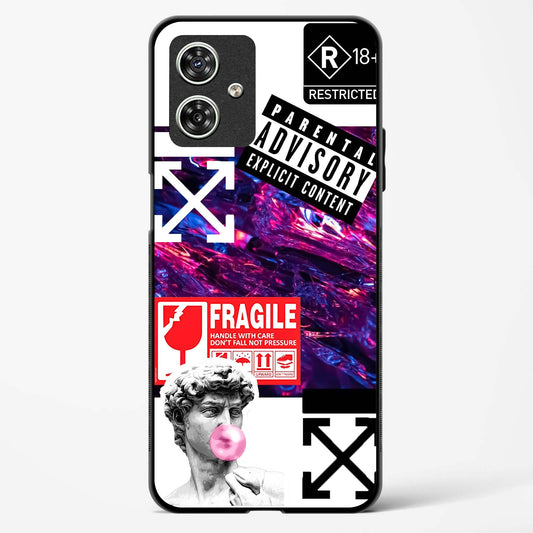 Juxtaposition Modern Art Glass Phone Case-Moto G54 5G