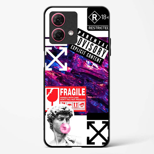 Juxtaposition Modern Art Glass Phone Case-Moto G84 5G