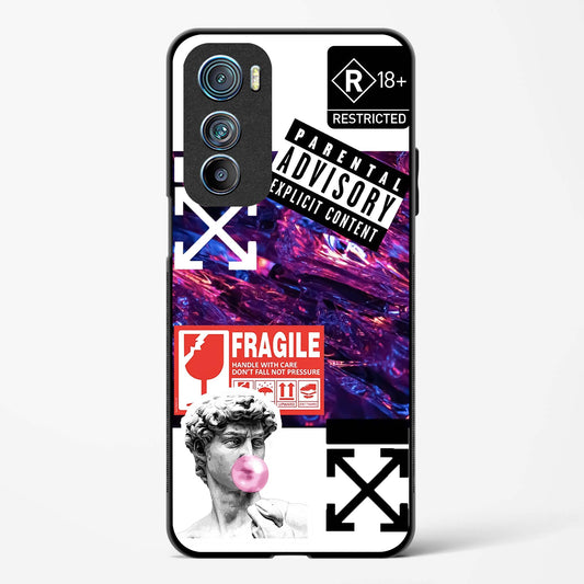 Juxtaposition Modern Art Glass Phone Case-Motorola Edge 30