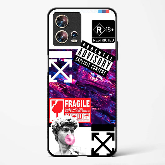 Juxtaposition Modern Art Glass Phone Case-Motorola Edge 30 Fusion