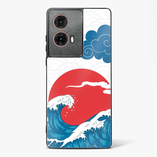 Kanagawa Wave Art Glass Phone Case-Moto G85 5G