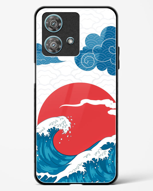 Kanagawa Wave Art Glass Phone Case-Motorola Edge 40 Neo