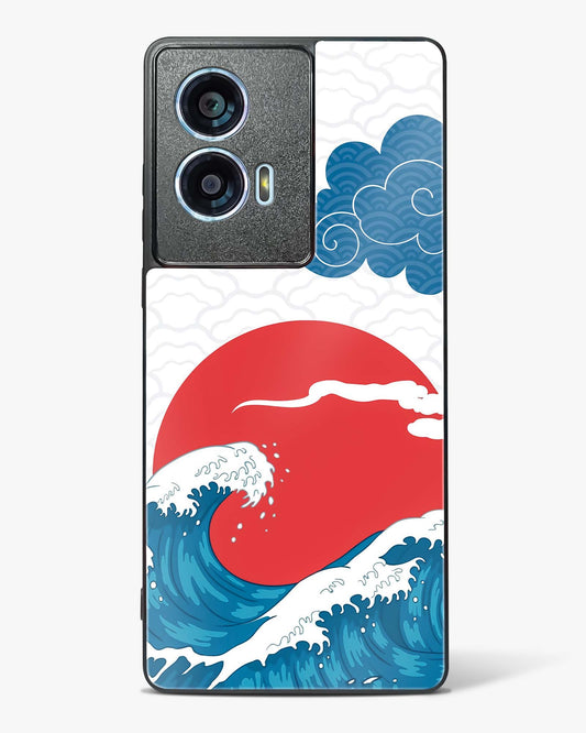 Kanagawa Wave Art Glass Phone Case-Motorola Edge 50 Fusion