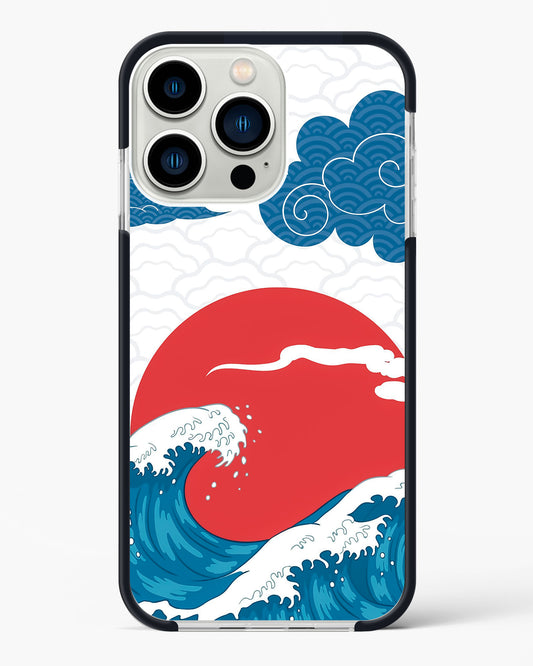 Kanagawa Wave Art Impact Drop Protection Case