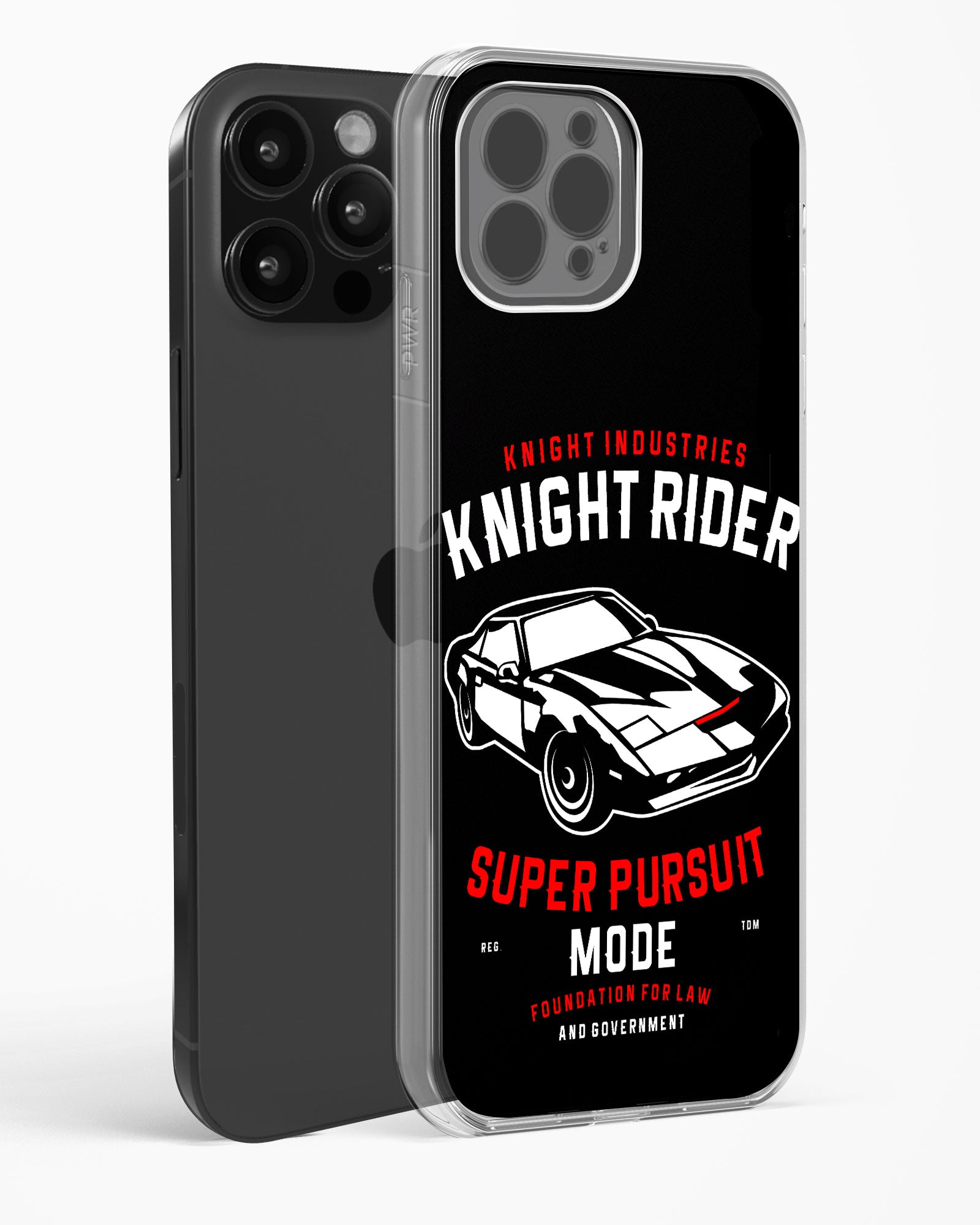 Knight Rider Pursuit Mode Clear Silicone Case