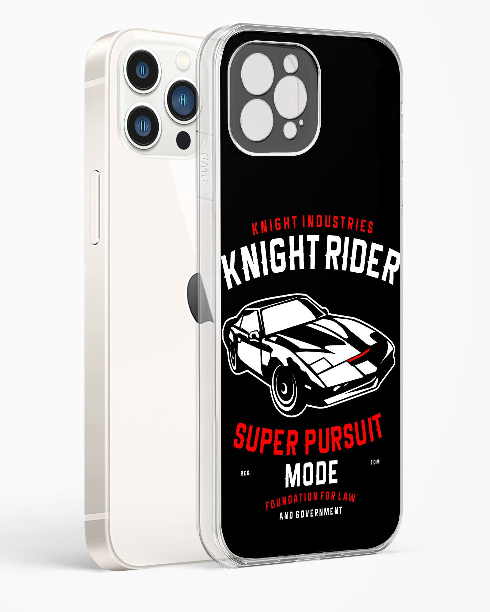 Knight Rider Pursuit Mode Clear Silicone Case