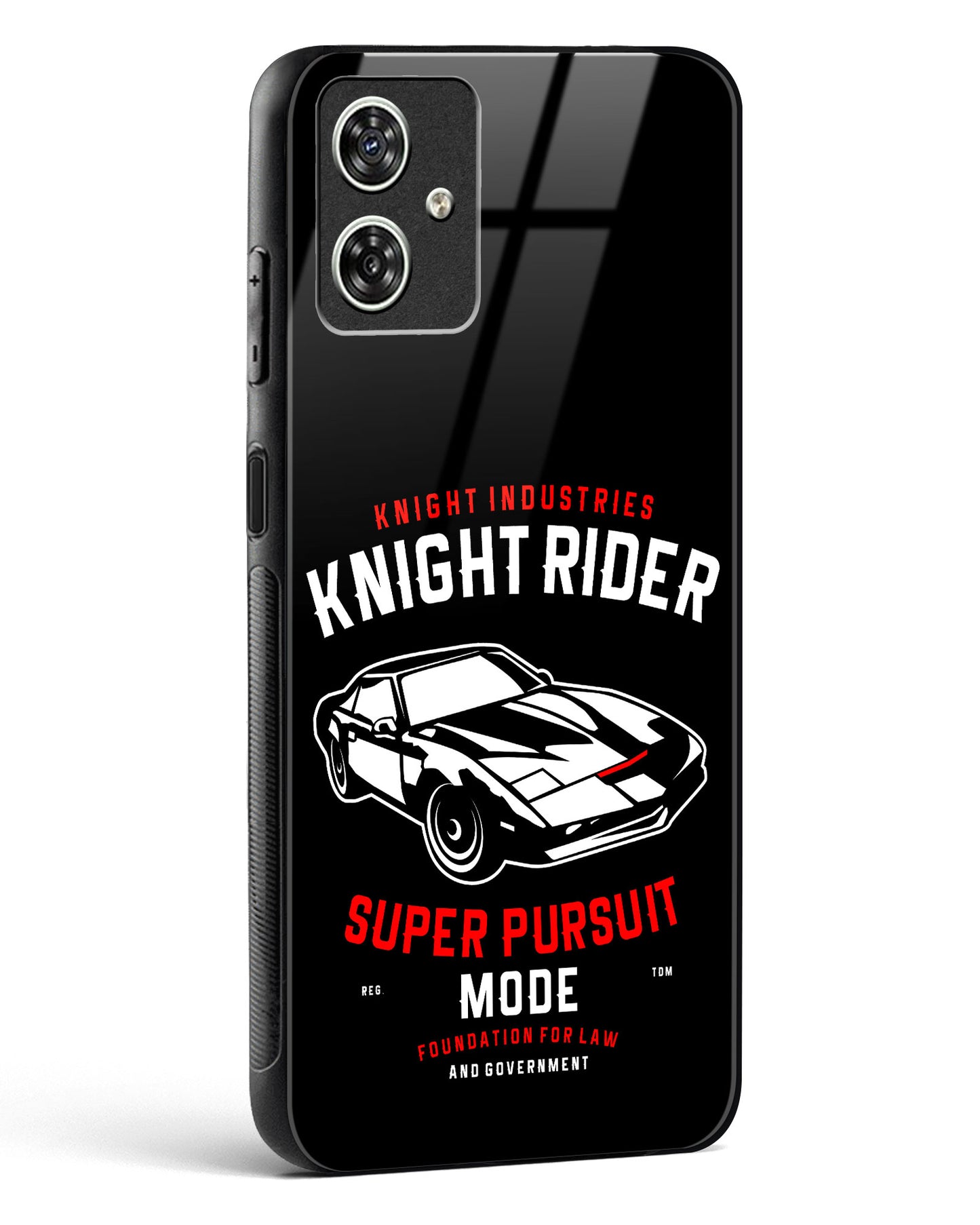 Knight Rider Pursuit Mode Glass Phone Case-Moto G54 5G