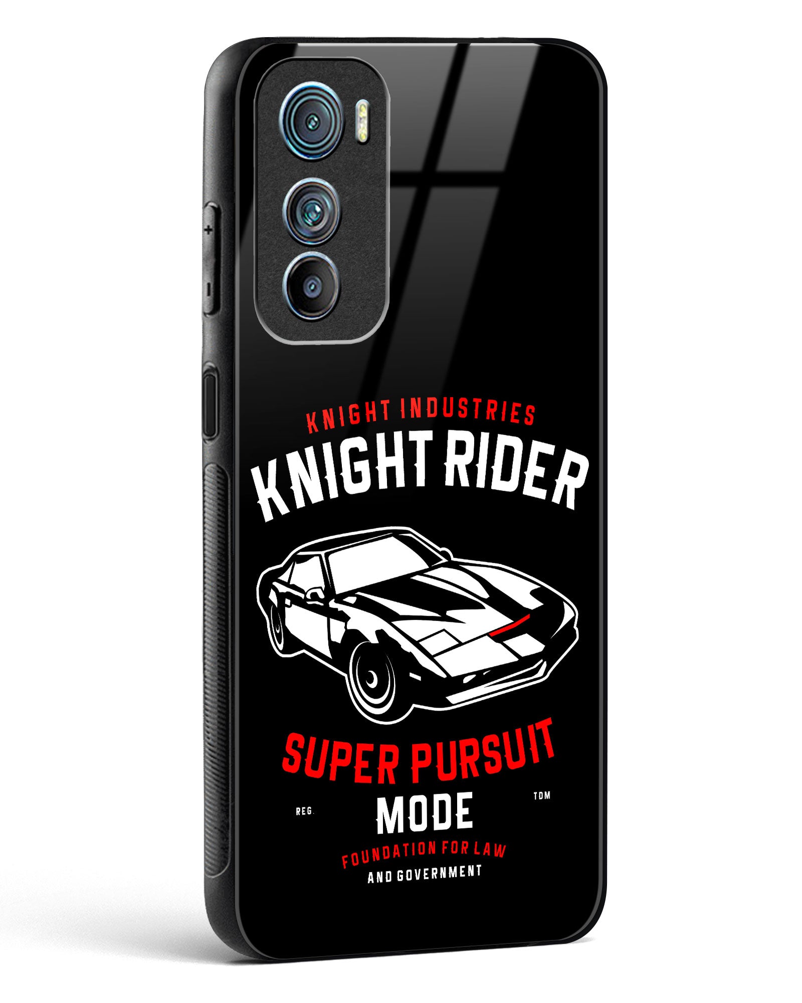 Knight Rider Pursuit Mode Glass Phone Case-Motorola Edge 30