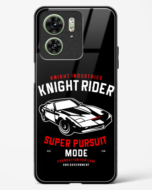 Knight Rider Pursuit Mode Glass Phone Case-Motorola Edge 40