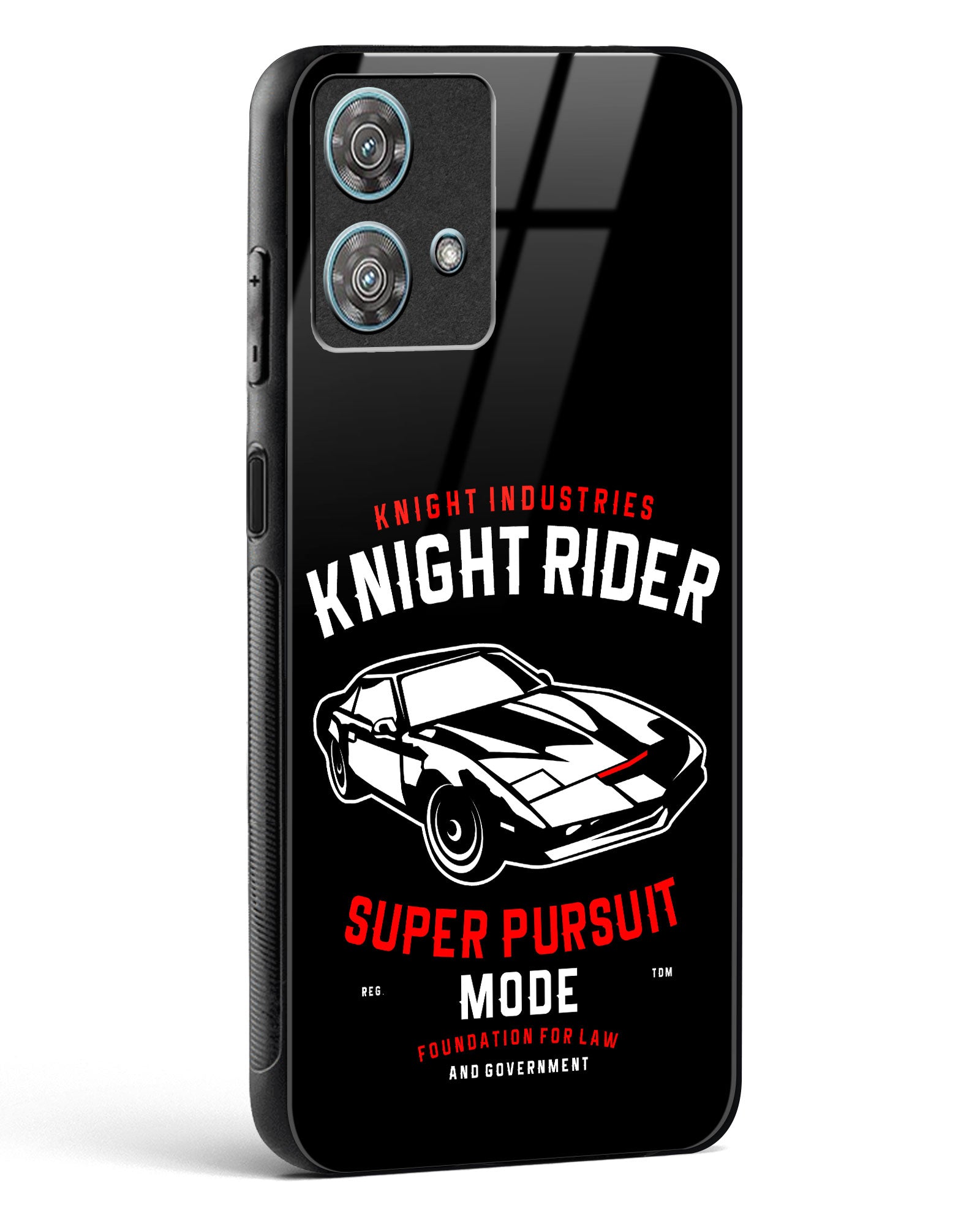 Knight Rider Pursuit Mode Glass Phone Case-Motorola Edge 40 Neo