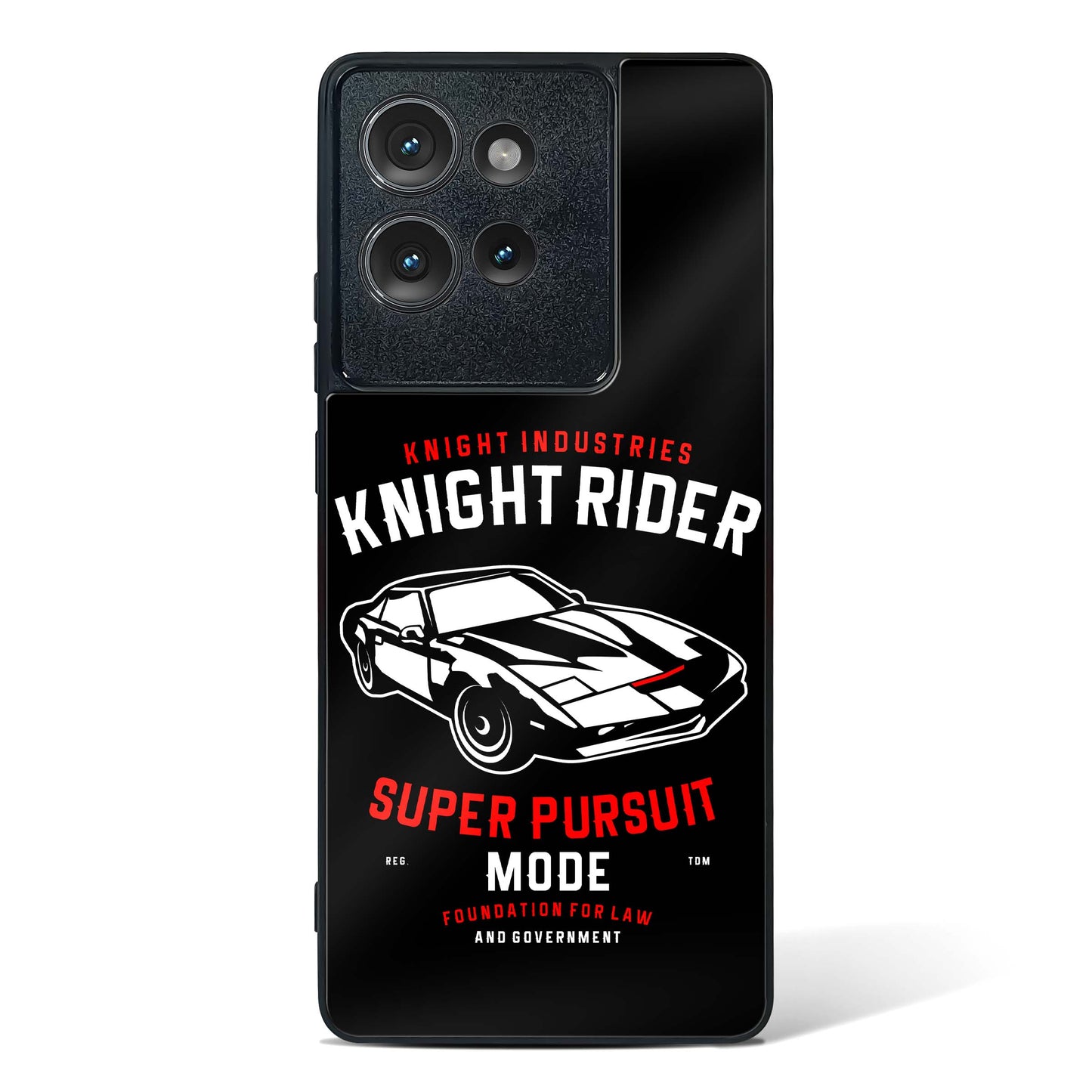 Knight Rider Pursuit Mode Glass Phone Case-Motorola Edge 50