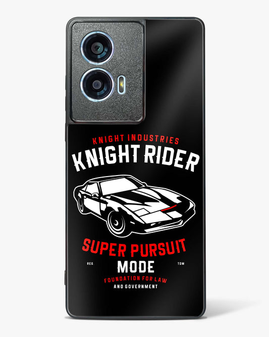 Knight Rider Pursuit Mode Glass Phone Case-Motorola Edge 50 Fusion
