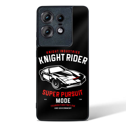 Knight Rider Pursuit Mode Glass Phone Case-Motorola Edge 50 Pro