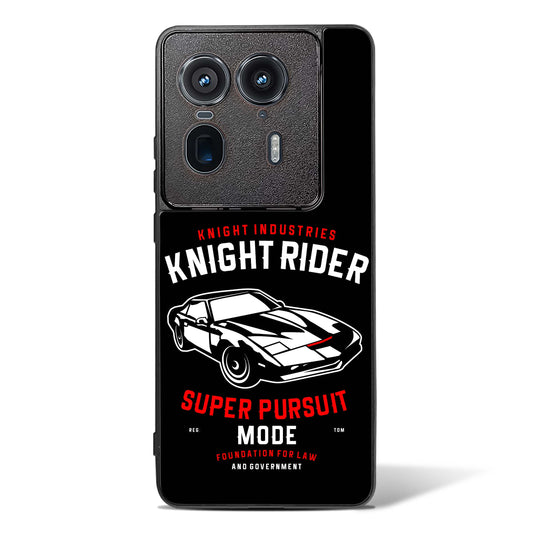 Knight Rider Pursuit Mode Glass Phone Case-Motorola Edge 50 Ultra