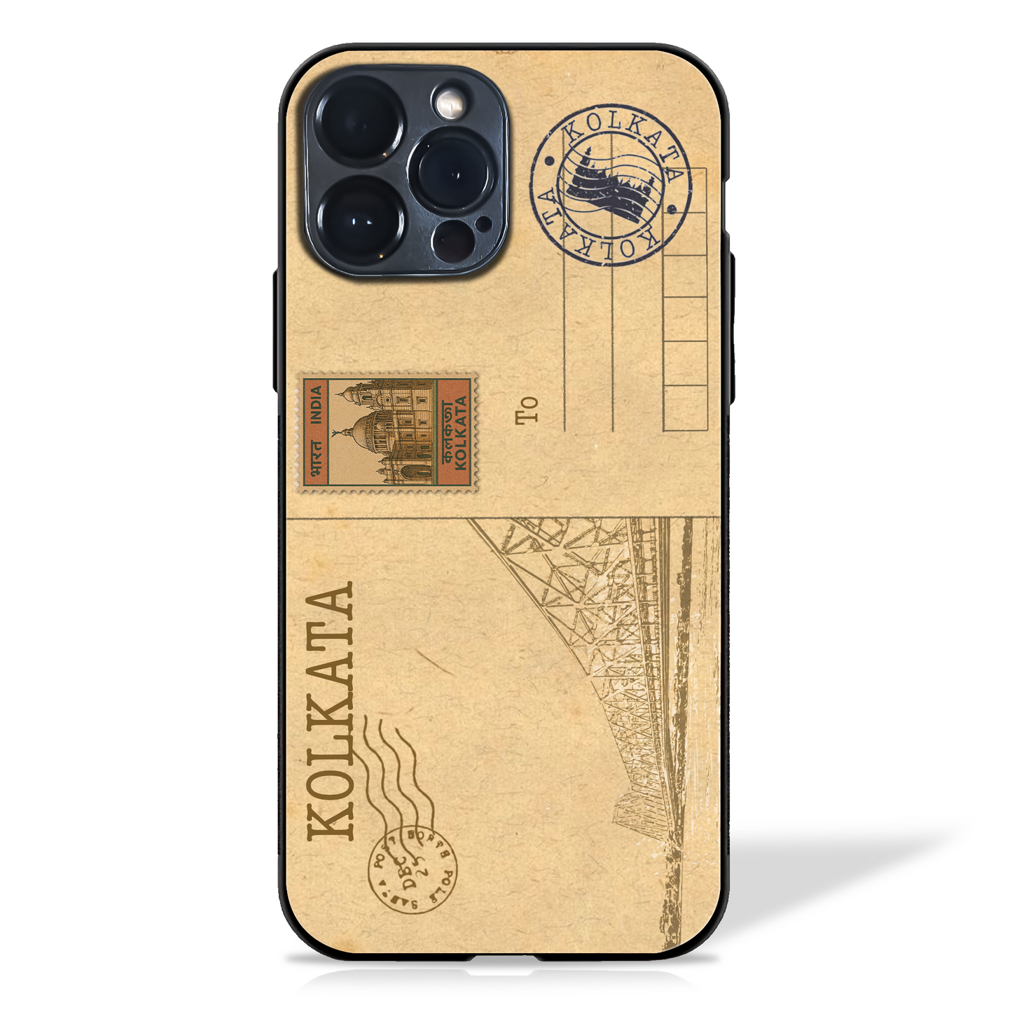 Indian Cities Postcard Glass Case (10 cities)