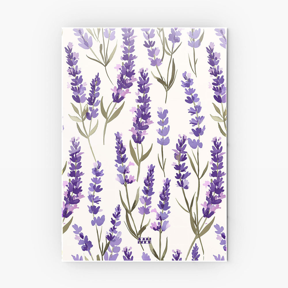 Lavender Blossom Art metal poster