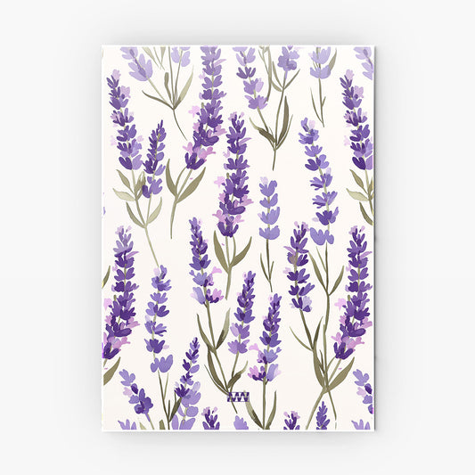 Lavender Blossom Art metal poster