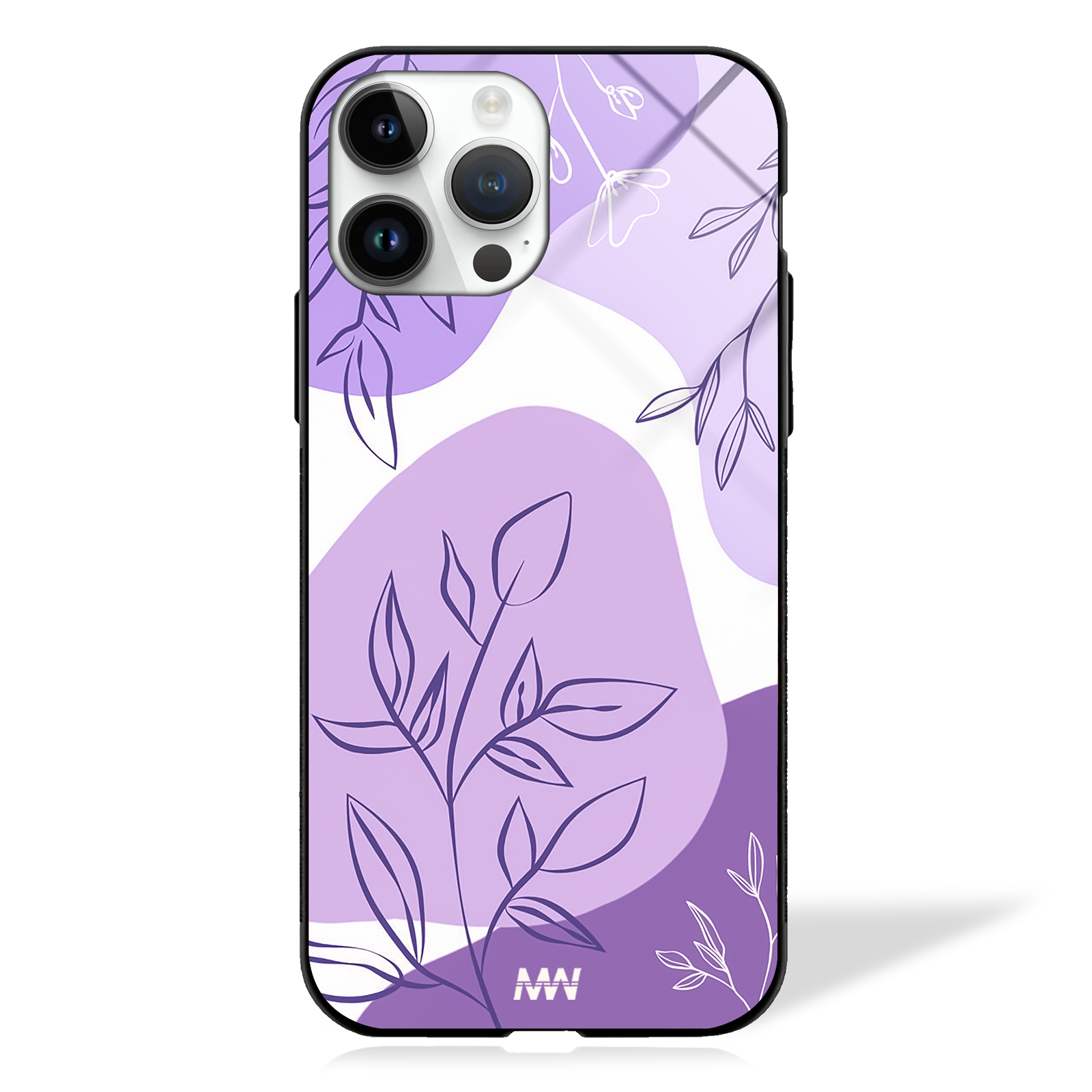 Lavish Leafy Dream Aesthetic GLASS CASE -  - MW Stuffs - 
