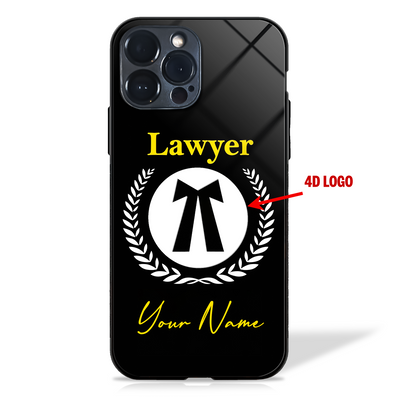Your Name Dream Profession - 4D Logo Glass Case (20+ Professions)
