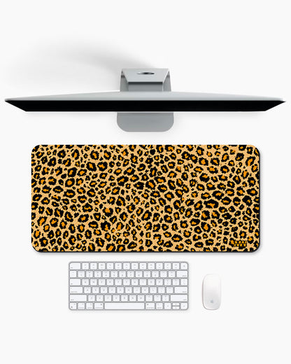 Leopard Prowl Desk Mat