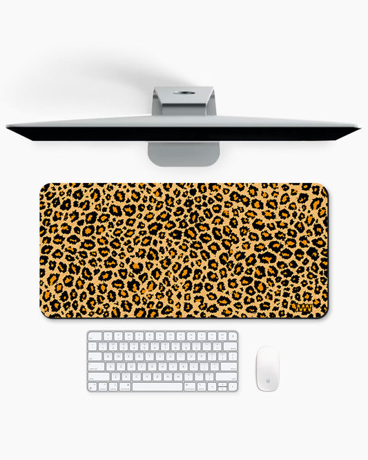 Leopard Prowl Desk Mat
