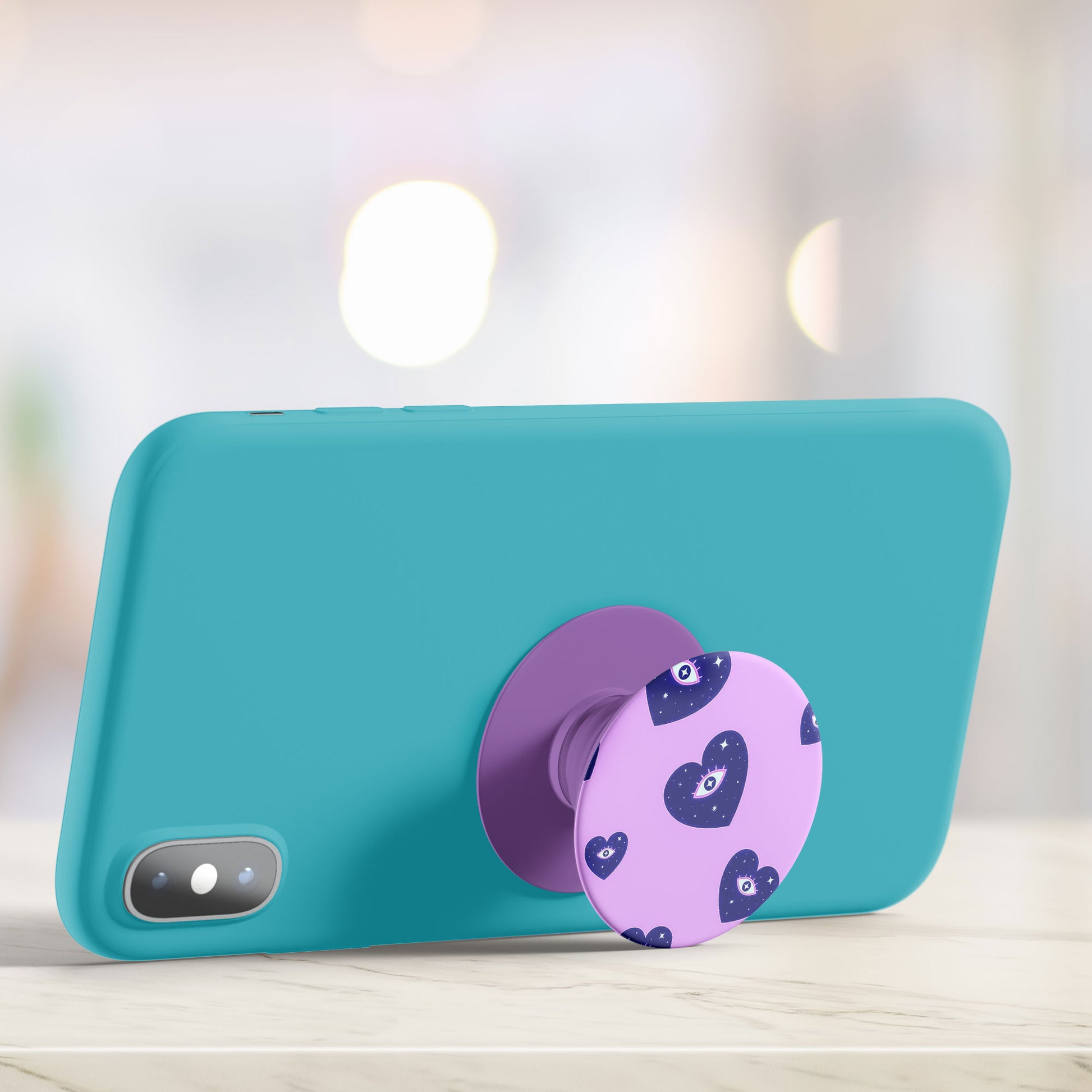 Lilac Nazar Flat Pop Holder