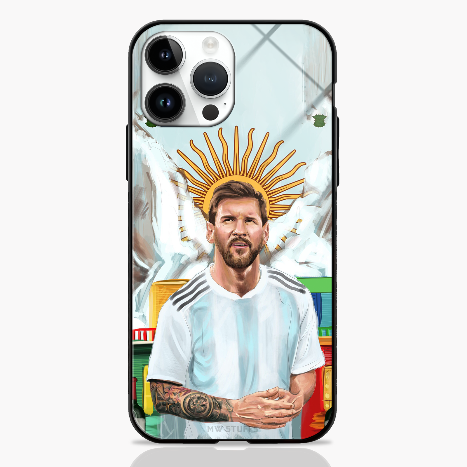 Lionel Messi The GOAT Glass Case -  - MW Stuffs - 