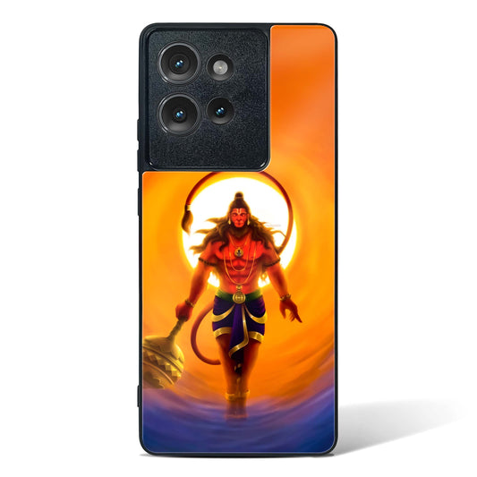 Lord Hanuman Ji Glass Phone Case-Motorola Edge 50