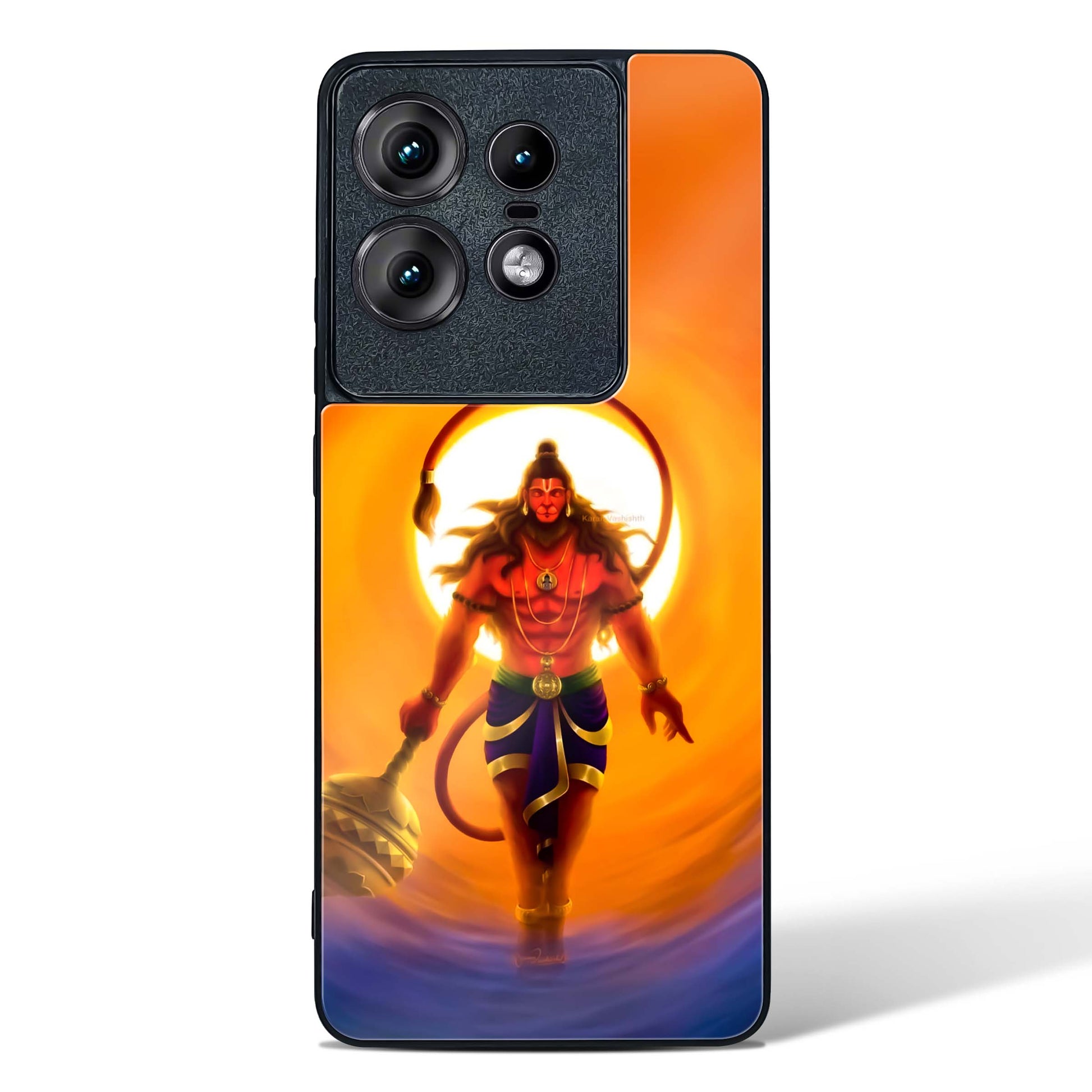 Lord Hanuman Ji Glass Phone Case-Motorola Edge 50 Pro