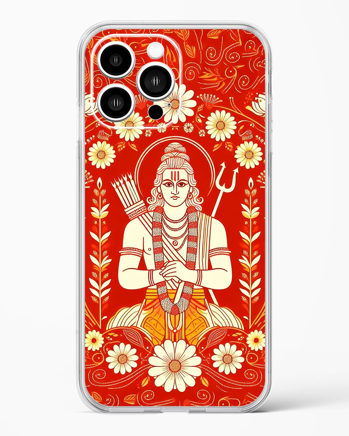 Lord Ram Illustrated Clear Silicone Case
